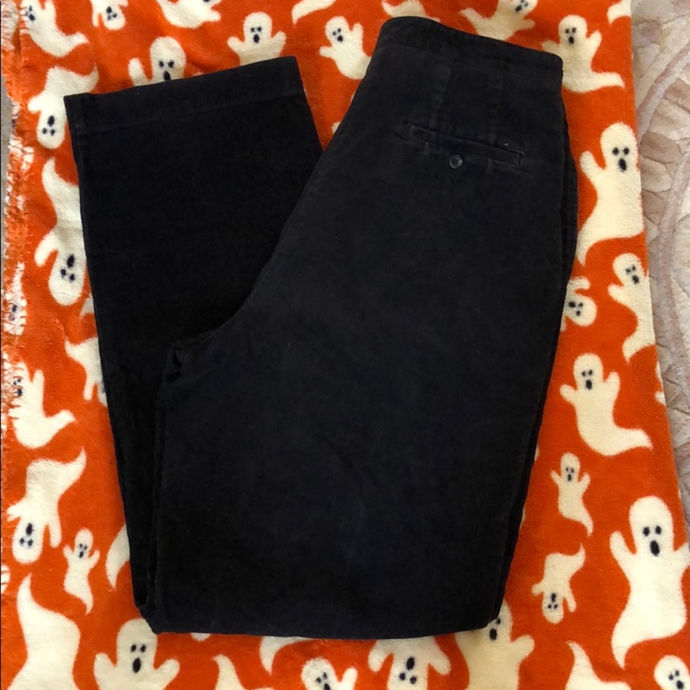 Liz cord pants black size 8